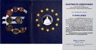 Finnland 3,88 Euro + Silbermedaille - KMS Kursmünzen-Satz mit Silbermedaille Dom zu Helsinki -