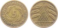Weimarer Republik 5 Reichspfennig 5 Reichspfennig - Ähren -