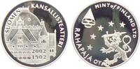 Finnland Silbermedaille Kansallisteatteri - Haus - Gebäude -
