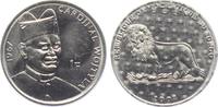 Kongo 1 Franc Papst Johannes Paul II. zu Besuch im Kongo -