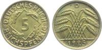 Weimarer Republik 5 Reichspfennig 5 Reichspfennig - Ähren -