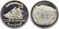Flensburg Medaille Hafenfest Sail Flensburg 1984 - RUM-Regatta - Segelschiff -