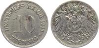 Kaiserreich 10 Pfennig 10 Pfennig - großer Adler -