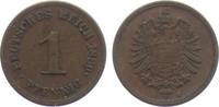 Kaiserreich 1 Pfennig 1 Pfennig - kleiner Adler -
