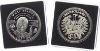 Deutschland - BRD Silbermedaille Bundeskanzler Willy Brandt - Politik - mit MDM-Echtheitszertifikat -