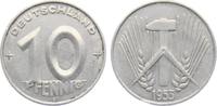 10 Pfennig 1953 A DDR Hammer und Zirkel und Ähren vz