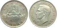 Kanada 1 Dollar Indianer im Kanu -