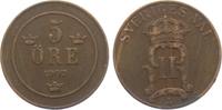 Schweden 5 Öre Oskar II. (1872 - 1907) -