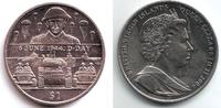 Jungferninseln - Vergin Islands 1 Dollar D-Day - 6. Juni 1944 - Soldat mit Fallschirmen - Panzer - Streitkräfte -