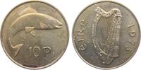 Irland 10 Pingin - 10 Penny Lachs - Fische - Meerestiere -