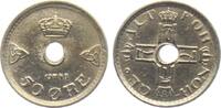 Norwegen 50 Öre Haakon VII. (1905 - 1957) -