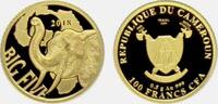 Kamerun 100 Francs Elefant - Big Five -