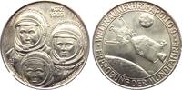 Silbermedaille 1969 USA Apollo 9 - Austronauten und Raumfähre - Erprobung der Mondfähre - Raumfahrt unc./Rf.