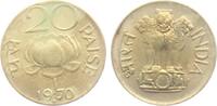 Indien 20 Paise Seerose - Blume - Natur -