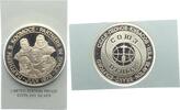 Russland / USA Silbermedaille Treffen im Weltraum - Juli 1975 - Sojus - Apollo - Raumfahrer - Raumfahrt -