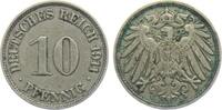 Kaiserreich 10 Pfennig 10 Pfennig - großer Adler -
