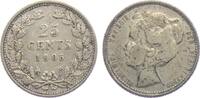 Niederlande 25 Cents Königin Wilhelmina der Niederlande (1890 - 1948) -