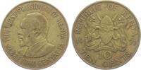 Kenia 10 Cents 1. Präsident Kenias - Mzee Jomo Kenyatta -