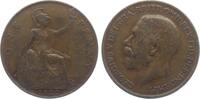 Großbritannien 1 Penny George V. (1910 - 1936) - sitzende Britannia -