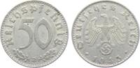 Drittes Reich 50 Reichspfennig 50 Reichspfennig - mit Hakenkreuz -