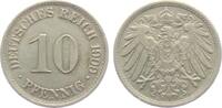 Kaiserreich 10 Pfennig 10 Pfennig - großer Adler -