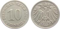 10 Pfennig 1913 D Kaiserreich 10 Pfennig - großer Adler st