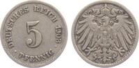 Kaiserreich 5 Pfennig 5 Pfennig - großer Adler -