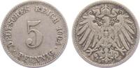 Kaiserreich 5 Pfennig 5 Pfennig - großer Adler -