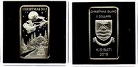 Kiribati - Weihnachtsinseln 1 Dollar Weihnachten - Christmas - Silberbarren -