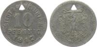 Frankfurt / Main 10 Pfennig Notgeld der Stadt Frankfurt - dreieckig gelocht -