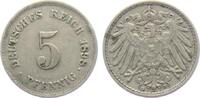 Kaiserreich 5 Pfennig 5 Pfennig - großer Adler -
