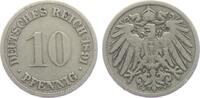 Kaiserreich 10 Pfennig 10 Pfennig - großer Adler -