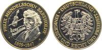 Deutschland - BRD Medaille Felix Mendelssohn-Bartholdy - Musik - Komponist -