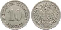 Kaiserreich 10 Pfennig 10 Pfennig - großer Adler -
