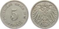 Kaiserreich 5 Pfennig 5 Pfennig - großer Adler -
