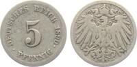 Kaiserreich 5 Pfennig 5 Pfennig - großer Adler -