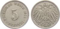 Kaiserreich 5 Pfennig 5 Pfennig - großer Adler -