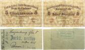 1918 Banknote - Luxemburg - 5 Francs mit Banderole (zurück, wertlos) IV