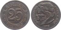 Bonn 25 Pfennig Notgeld der Stadt Bonn - Beethoven - 25 Pfennig -