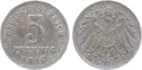 Ersatzmünzen des 1. Weltkrieges 5 Pfennig 5 Pfennig - im Kordelkreis -