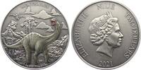 Niue 2 Dollar Dinosaurier - Brontosaurus - Dino -