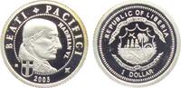Liberia 1 Dollar Papst Hadrian VI. - 1/25 Unze - 1 Dollar - mit Echtheitszertifikat -