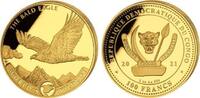 Kongo 100 Francs Weißkopfseeadler - 1 Goldunze -