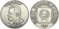 Deutschland - BRD Silbermedaille Willy Brandt - SPD - Freiheit, Gleichheit, Soldidarität -