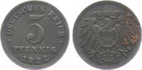 Ersatzmünzen des 1. Weltkrieges 5 Pfennig 5 Pfennig - im Kordelkreis -