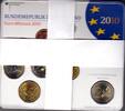 Deutschland 5x 5,88 Euro Kursmünzen-Satz (A,D,F,G,J)+ 2 Euro -