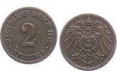 Kaiserreich 2 Pfennig 2 Pfennig - großer Adler -