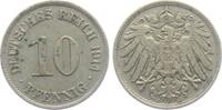 Kaiserreich 10 Pfennig 10 Pfennig - großer Adler -