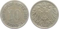 Kaiserreich 10 Pfennig 10 Pfennig - großer Adler -