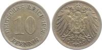 Kaiserreich 10 Pfennig 10 Pfennig - großer Adler -
